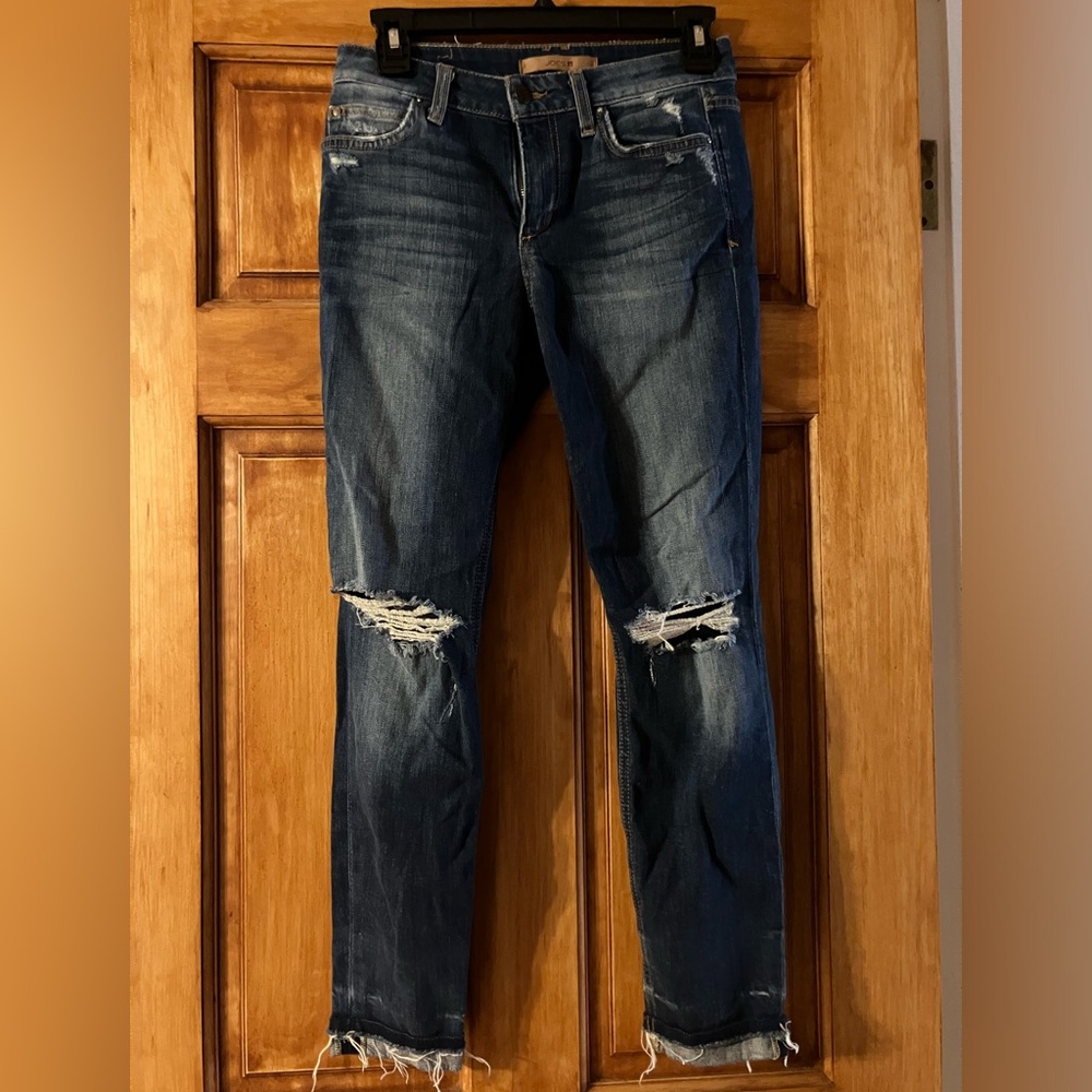 Joe’s Jeans Collector’s Edition The Markie Crop Distressed Skinny Jeans